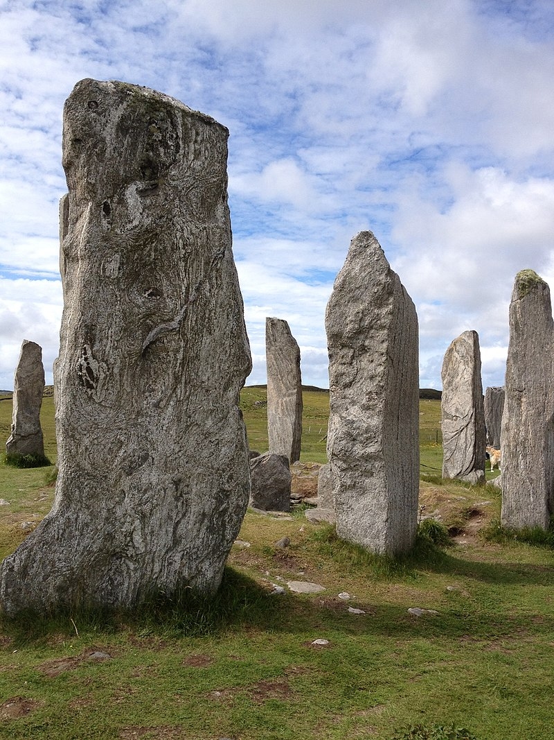 Callanish Standing Stones, Photo by Lorna M. Campbell, Wikimedia Commons