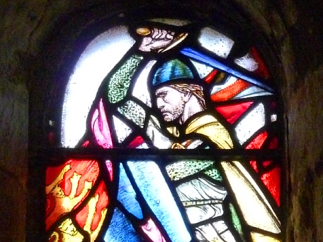St Margaret's Chapel - William Wallace window, Photo by Rob Farrow, Wikimedia Commons